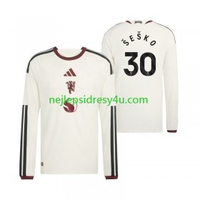 Fotbalový Dres Manchester United Benjamin Sesko 30 Alternativní 2026/27 Dlouhý Rukáv